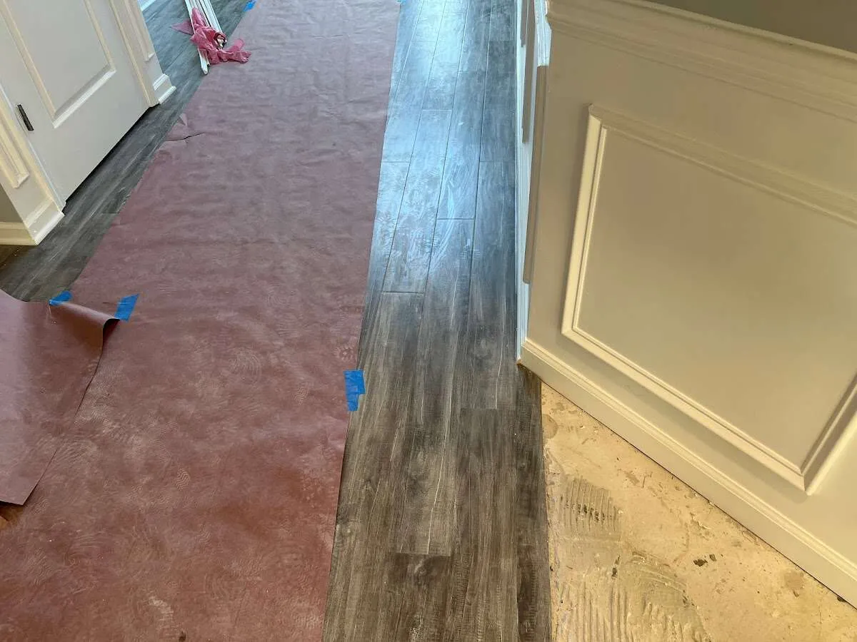 Completed marble shower restoration in Winchester